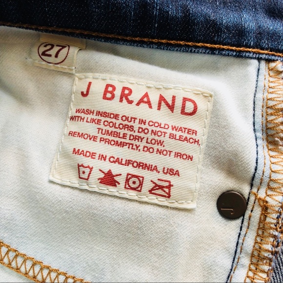 J Brand Flare Crop Jean In Pure 27 - Picture 7 of 8